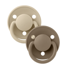 De Lux Tutti 2PACK - Vacilla/Dark Oak Round Silicone