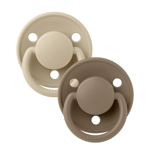 De Lux Tutti 2PACK - Vacilla/Dark Oak Round Silicone