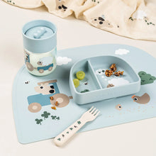 LEARNING CUP - TINY FARM BLUE