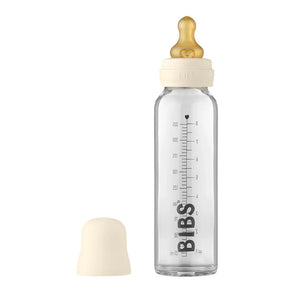 Bibs Lasinen Tuttipullo - Ivory 225ml