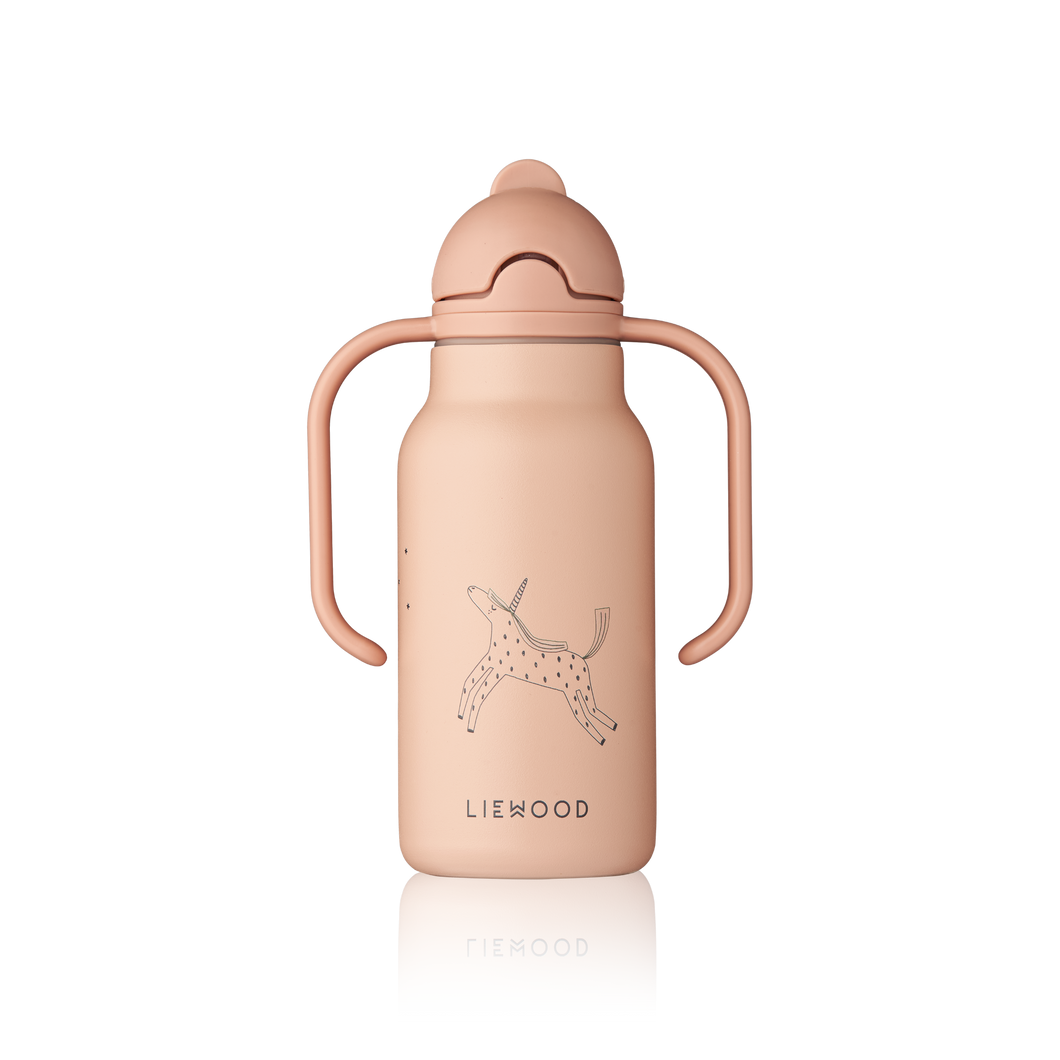 Kimmie Steel Water Bottle - Unicorn/Pale Tuscany 250ml