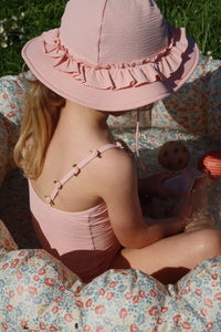FLEURI SWIM HAT - POWDER PINK