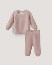 CHUNKY KNIT SET - BLUSH