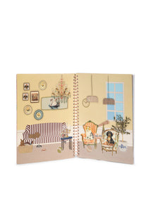 MY STICKER BOOK TARRAKIRJA - DUSTY PINK