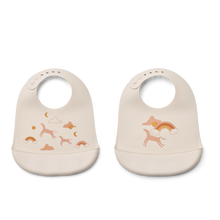 Tilda 2-pack Ruokalaput - Dream / Ecru
