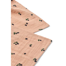 LEWIS MUSLIN CLOTH 2-PACK - MINI BERRY / PALE TUSCANY