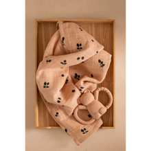 LEWIS MUSLIN CLOTH 2-PACK - MINI BERRY / PALE TUSCANY