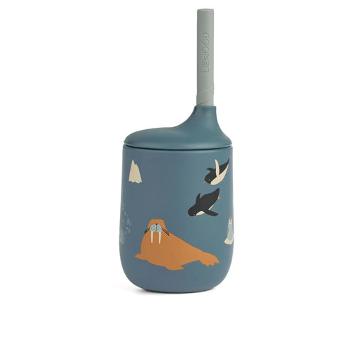 ELLIS SIPPY CUP PILLIMUKI - ARCTIC SEA/OCEANVIEW