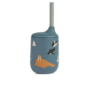 ELLIS SIPPY CUP PILLIMUKI - ARCTIC SEA/OCEANVIEW