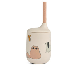 ELLIS SIPPY CUP PILLIMUKI - CATS AND DOGS