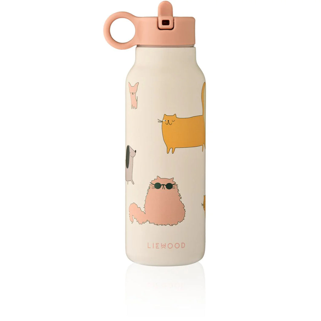 FALK WATER BOTTLE - CATS & DOGS / SANDY