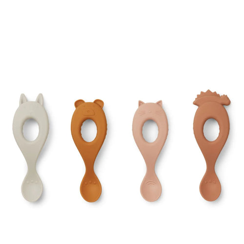 LIVA SILICONE SPOON - ROSE MIX