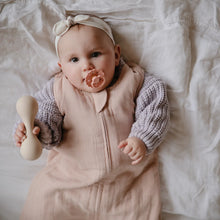 ORGANIC COTTON BABY SLEEP BAG - BLUSH