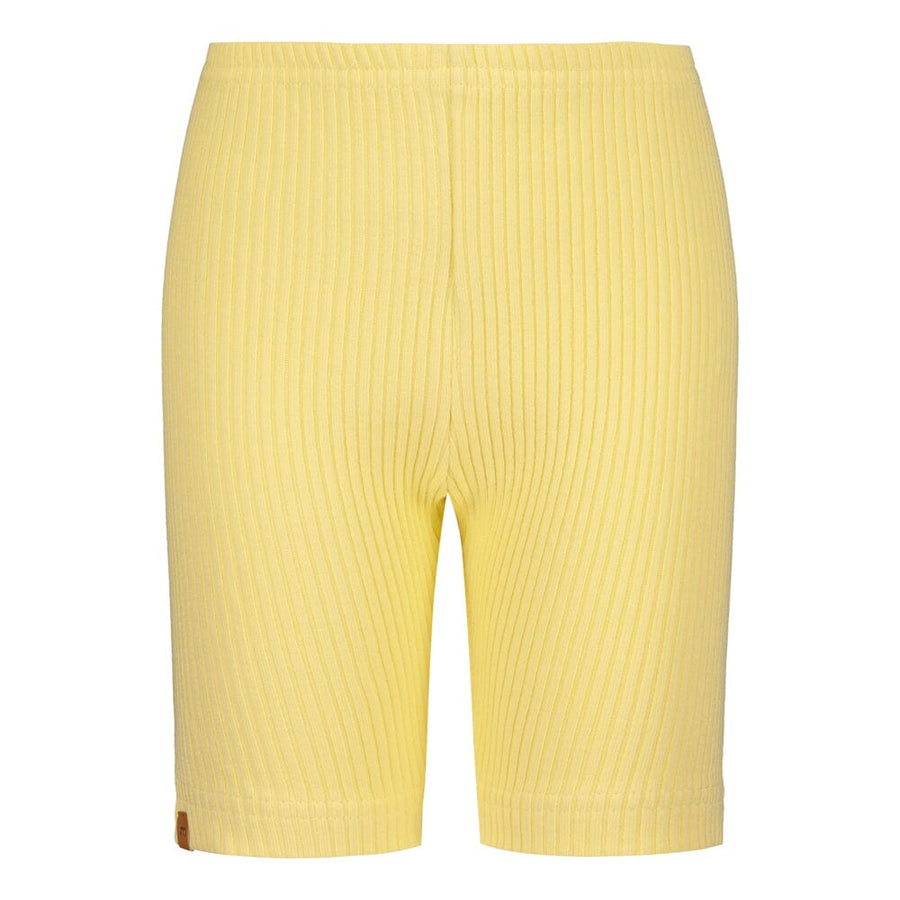 Heavy Rib Biker Shortsit - Mellow Yellow