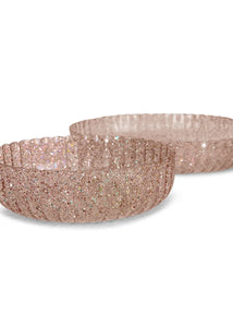 Dinner Set Glitter - Sparkling Blush