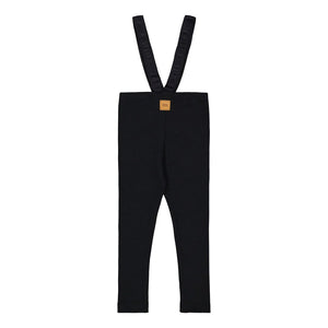 Rib Brace Pants - Black