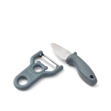 PERTENSE PEELER & KNIFE SET- WHALE BLUE