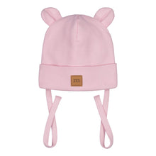 RIB BEAR BEANIE - PINKIE
