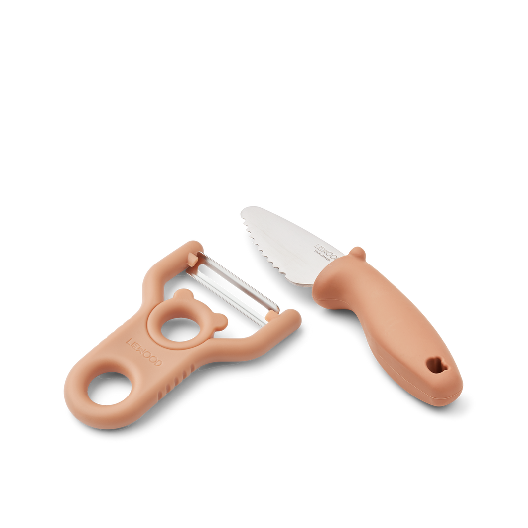PERTENSE PEELER & KNIFE SET- TUSCANY ROSE