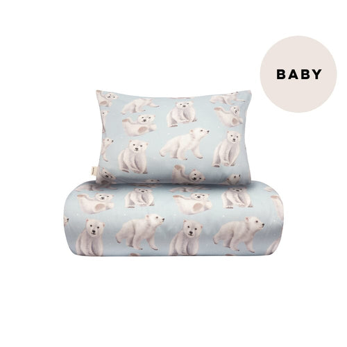POLAR BEARS PUSSILAKANASETTI BABY - ICY BLUE