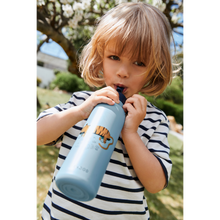 FALK WATER BOTTLE - TIGER/BEACH BLUE 500ML