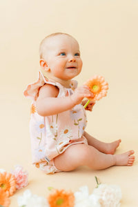 Sweetness Romper - Milky Peach