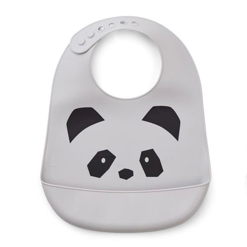 Tilda silicone bib ruokalappu panda